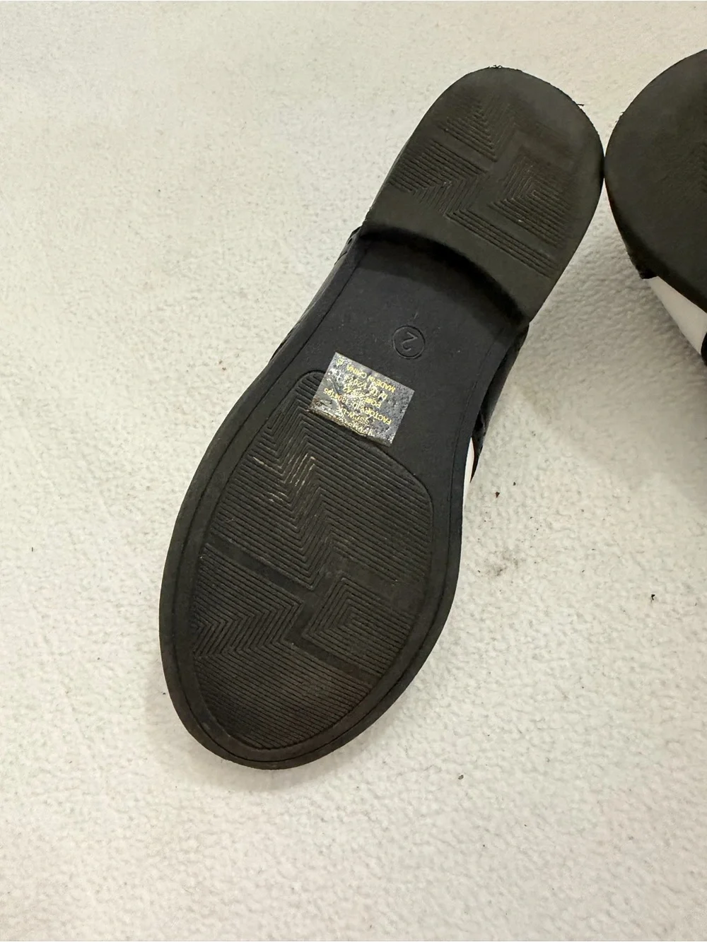 s Black & White Two-Tone Saddle Dress Shoes